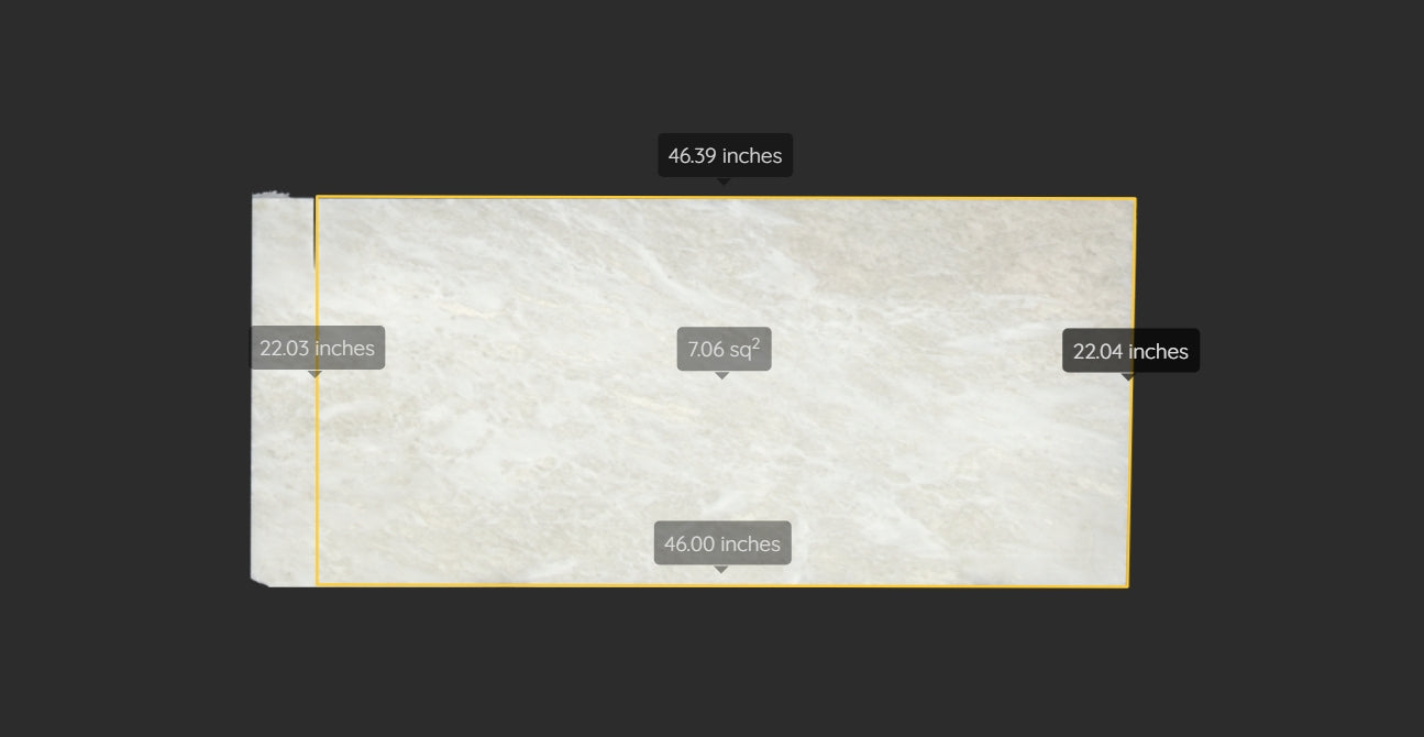 MYSTERY WHITE REMNANT - MARBLE/ POLISHED/3CM