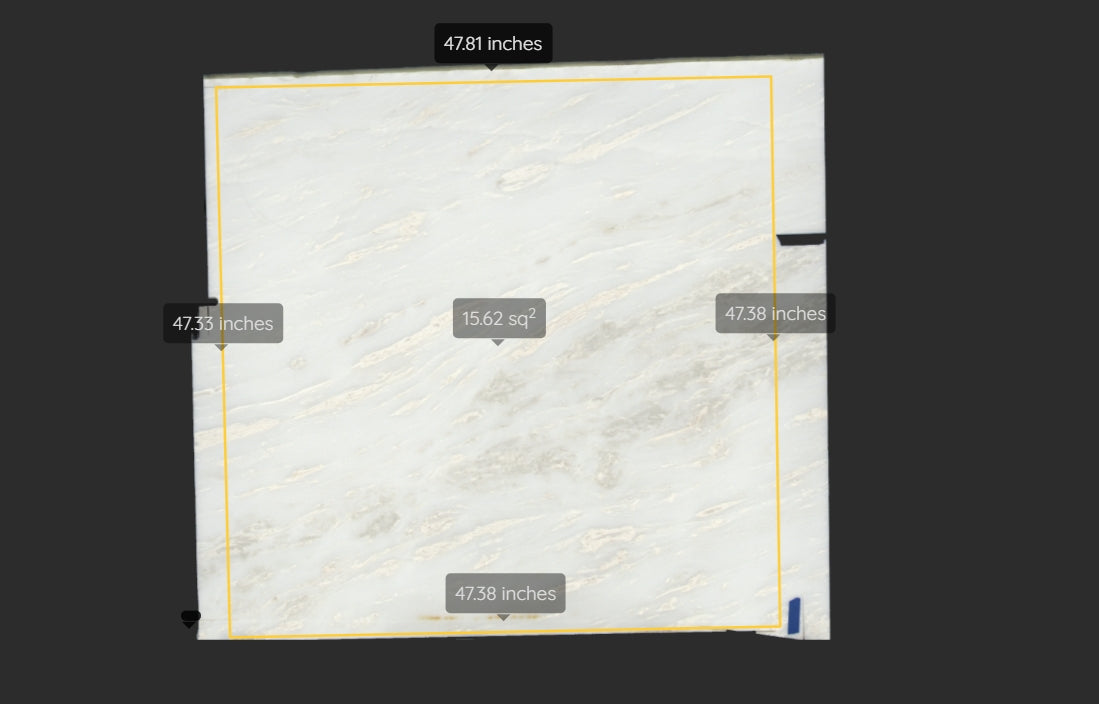 MYSTERY WHITE REMNANT - MARBLE/ POLISHED/2CM