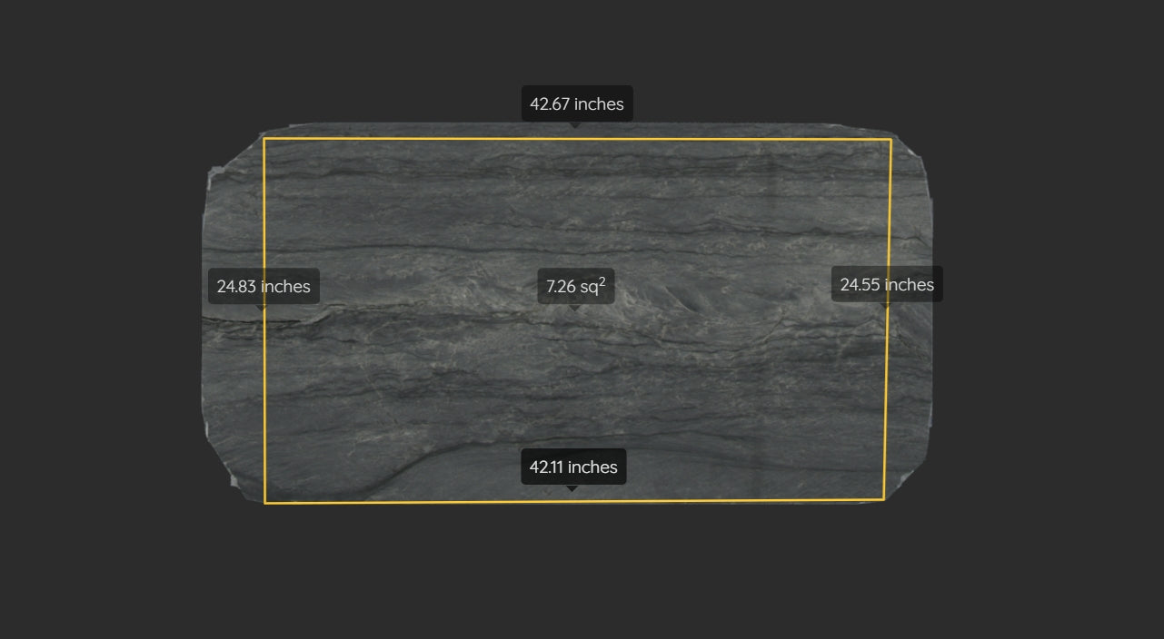 PLATINO DARK REMNANT -QUARTZITE/POLISHED/ 3CM