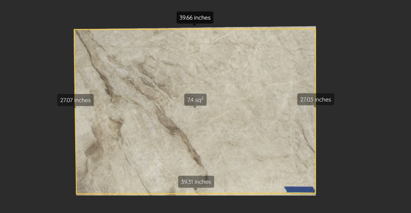 TAJ MAHAL REMNANT - QUARTZITE / LEATHERED/3CM