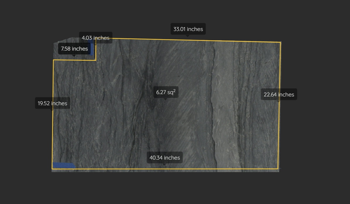 PLATINO DARK REMNANT -QUARTZITE/POLISHED/ 3CM