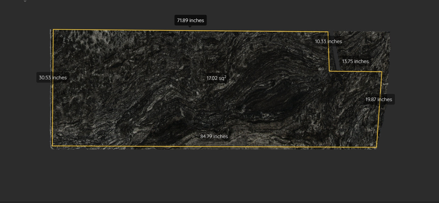 BLACK FOREST REMNANT - GRANITE / POLISHED / 3CM