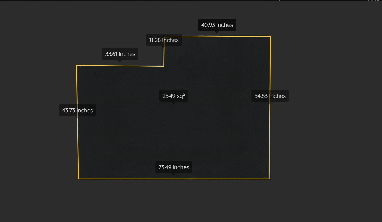 ABSOLUTE BLACK REMNANT -GRANITE/LEATHERED/ 2CM