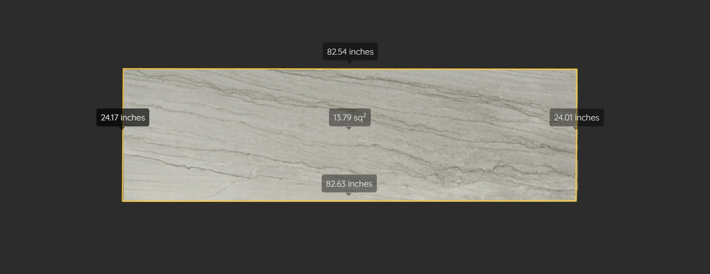 WHITE SANTORINI REMNANT- QUARTZITE /POLISHED/ 3CM