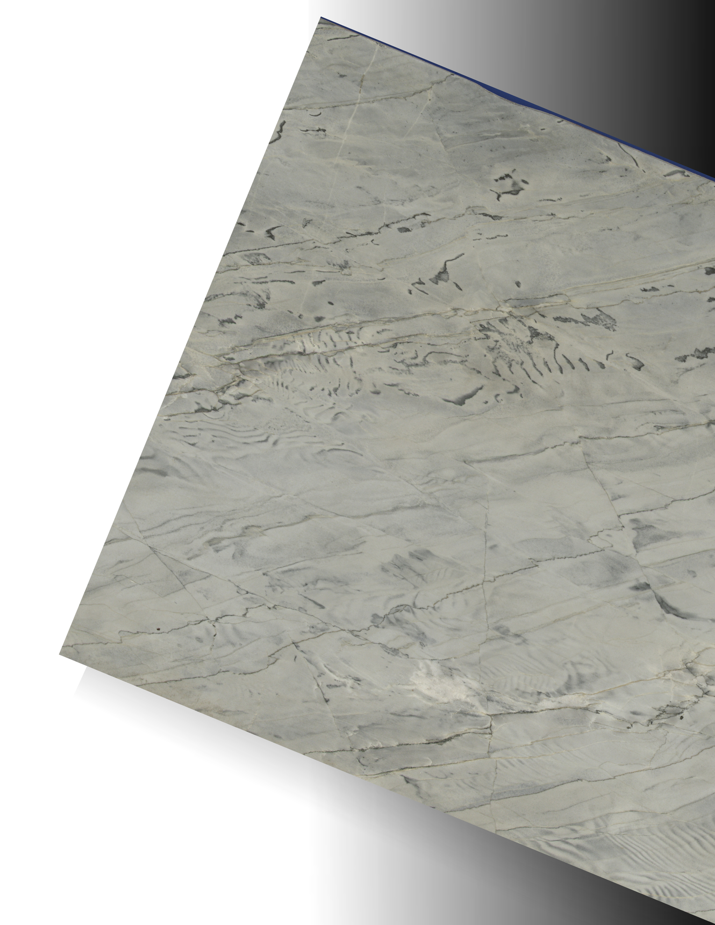 WHITE DUMONT / QUARTZITE - LEATHERED 3CM