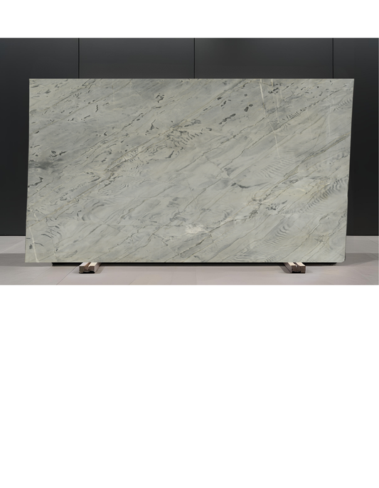 WHITE DUMONT / QUARTZITE - LEATHERED 3CM