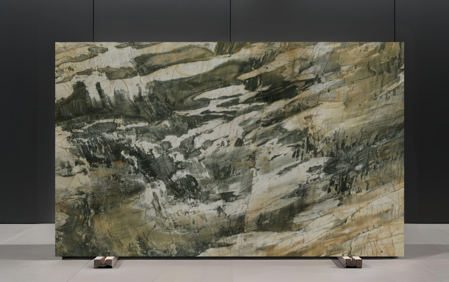 WHITE FOREST ORO / QUARTZITE - POLISHED 3CM